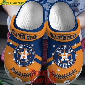 Houston Astros Ready 2 Reign Crocs Crocband Shoes 1 1