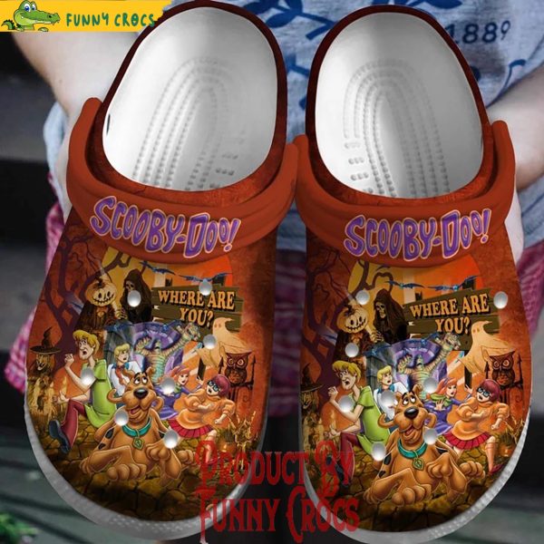 Scooby Dooby Doo Where Are You Crocs Shoes