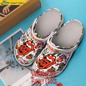 Halloween The Rolling Stones Crocs Shoes