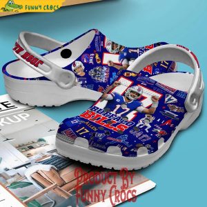 Josh Allen Buffalo Bills Crocs 3