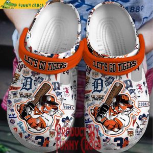 Let’s Go Tigers Detroit Tigers Crocs Shoes