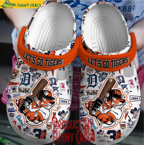 Let’s Go Tigers Detroit Tigers Crocs Shoes
