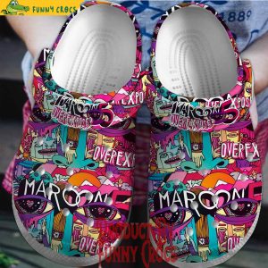 Maroon 5 Crocs Shoes 1