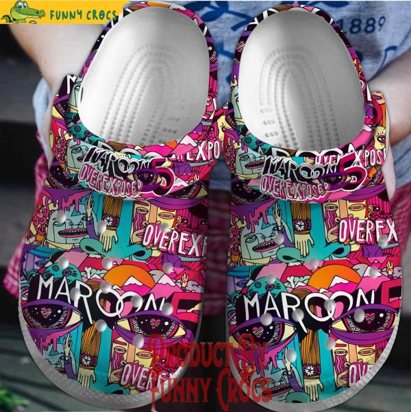 Maroon 5 Crocs Shoes