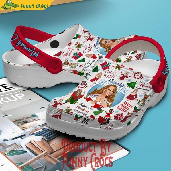 Merry Christmas Mariah Carey Crocs Shoes