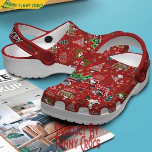 Merry Christmas Snoopy Crocs Clogs 3