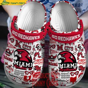 Miami Redhawks Crocs Shoes 1