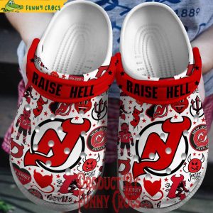 New Jersey Devils Raise Hell Crocs Shoes 1