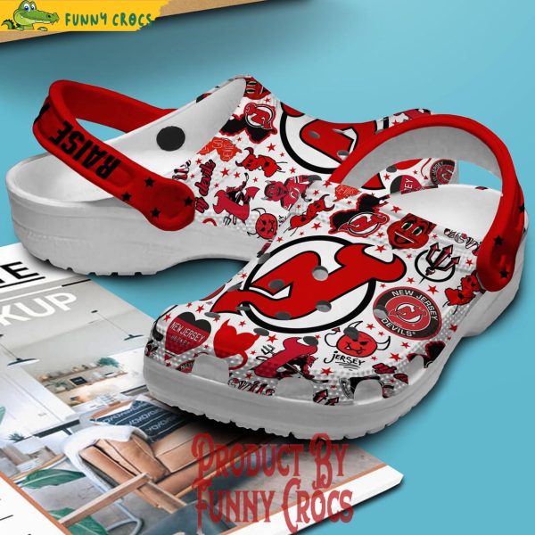 New Jersey Devils Raise Hell Crocs Shoes