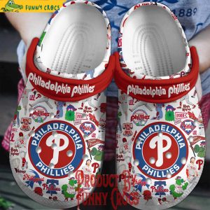 New Philadelphia Phillies Baseball Crocs Shoes 1