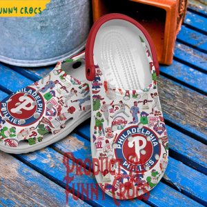 New Philadelphia Phillies Baseball Crocs Shoes