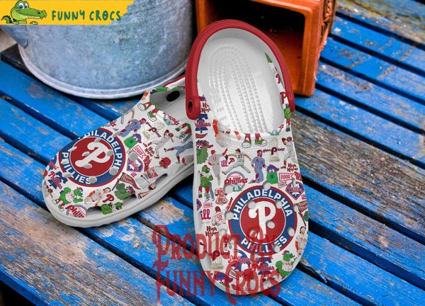 New Philadelphia Phillies Baseball Crocs Shoes