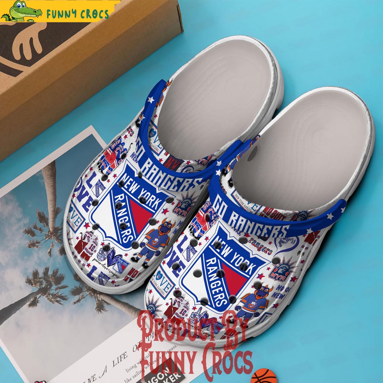 No Quit In New York Rangers Crocs - Discover Comfort And Style Clog ...