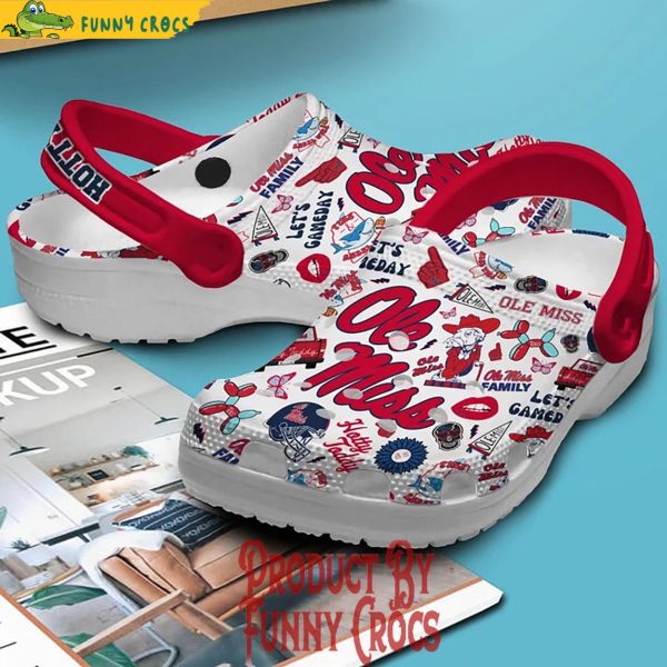 Ole Miss Hotty Toddy NCAA Crocs