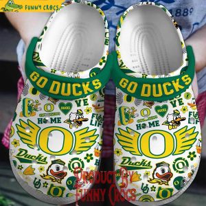 Oregon Ducks Ncaa Crocs Clog Shoes