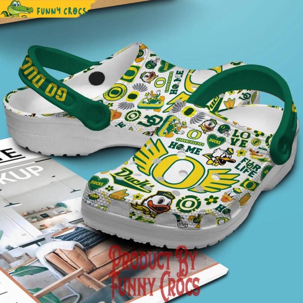 Oregon Ducks Ncaa Crocs Clog Shoes