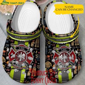 Personalized Equipment Firefighter Crocs Shoes