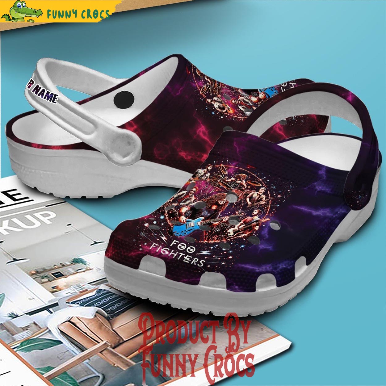 Personalized Foo Fighters Band Crocs