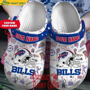 Personalized Logo Helmet Buffalo Bills Crocs 1
