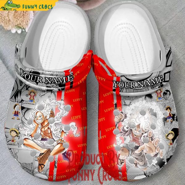 Personalized Luffy Nika One Piece Crocs
