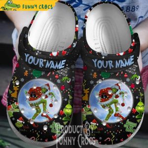 Personalized Max Get My Cloak Grinch Crocs
