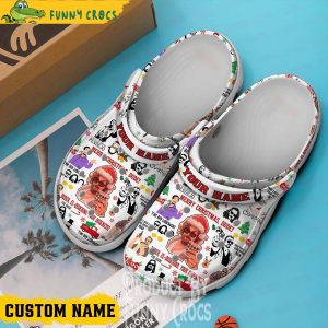 Personalized Merry Christmas Dude Crocs Shoes 2