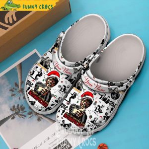Personalized Say Merry Christmas Again Motherfucker Crocs Shoes 2