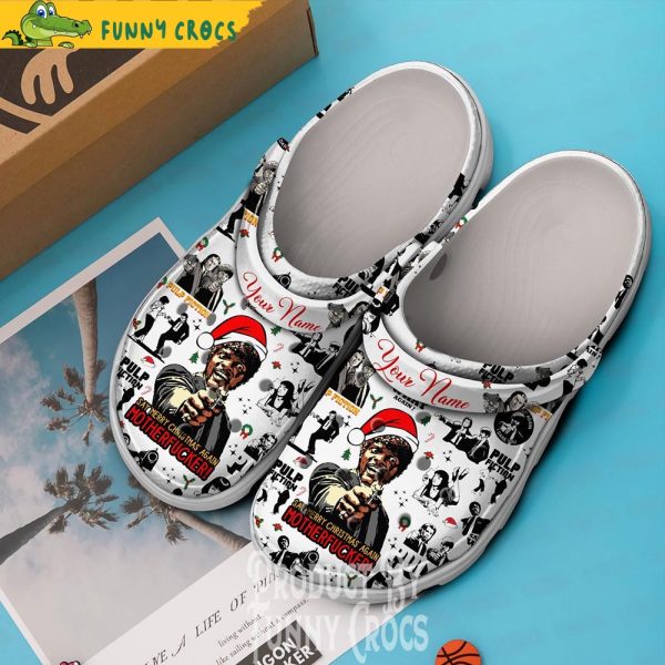 Personalized Say Merry Christmas Again Motherfucker Crocs Shoes