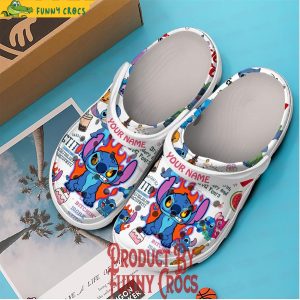 Personalized Stitch Fury Crocs Shoes 2