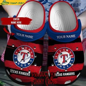 Personalized Texas Rangers Crocs