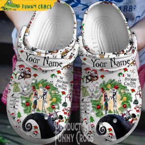 Personalized The Nightmare Before Christmas Crocs Shoes