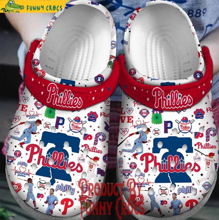 Phillies Crocs - Discover Comfort And Style Clog Shoes With Funny Crocs