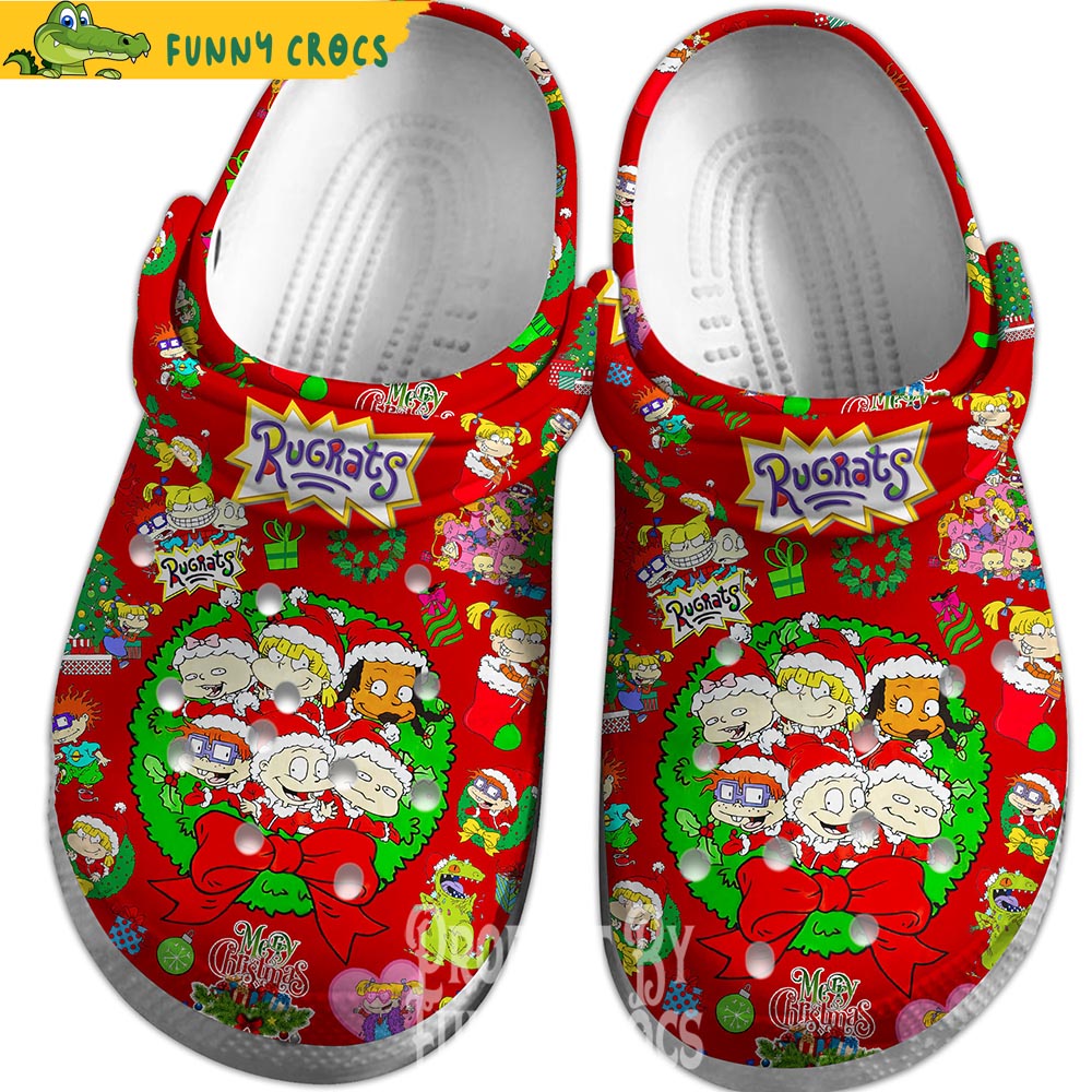 Rugrats Merry Christmas Crocs Shoes