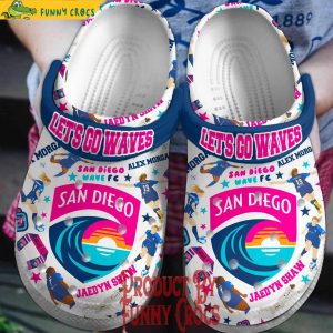 San Diego Wave FC Crocs Shoes 1