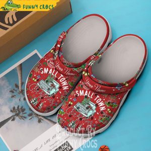 Small Town Christmas Crocs Shoes 1
