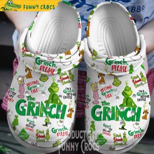 Stink Stank Stunk Grinch Crocs Shoes 1