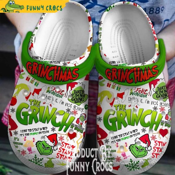 Stink Stank Stunk The Grinch Crocs Shoes