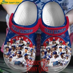 Texas Rangers Crocs Clogs Shoes