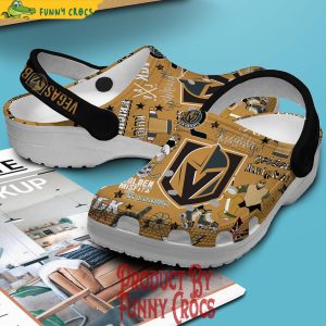 Vegas Golden Knights Crocs Slippers Shoes 2