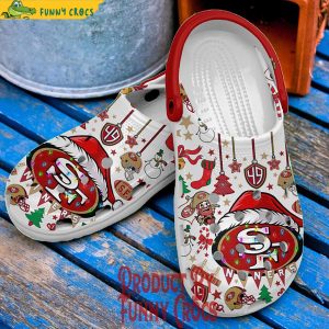 49ers Faithful Christmas Crocs Shoes 2
