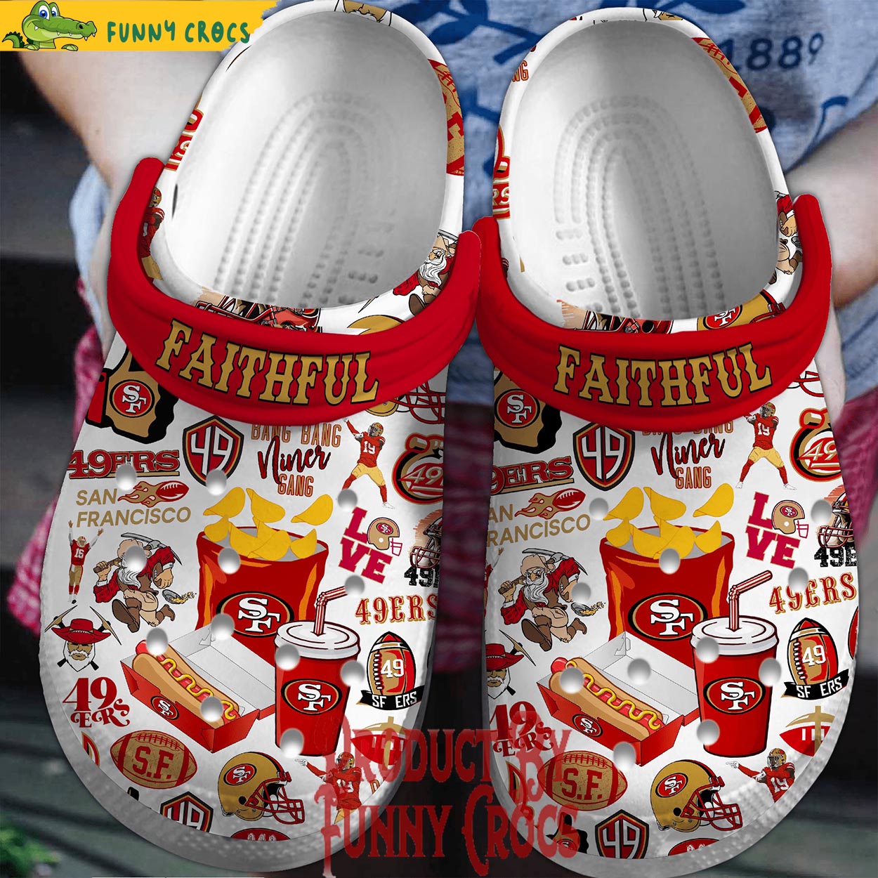 49ers Faithful Crocs Shoes - Discover Comfort And Style Clog Shoes With ...