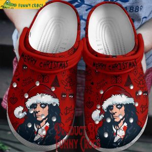 Alice Cooper Merry Christmas Crocs Shoes