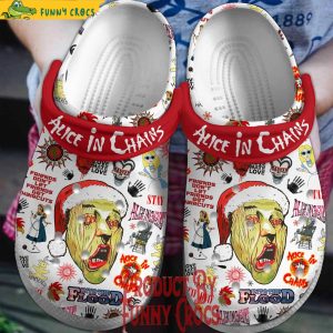Alice In Chains Christmas Crocs 1