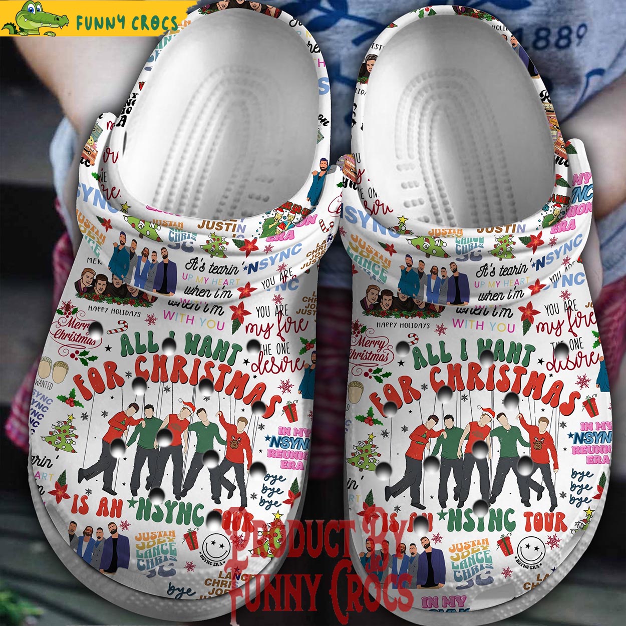 All I Want For Christmas Nsync Crocs - Discover Comfort And Style Clog ...