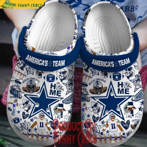 America Team Dallas Cowboys Crocs Shoes 1