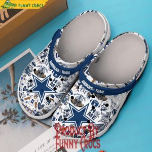 America Team Dallas Cowboys Crocs Shoes 2