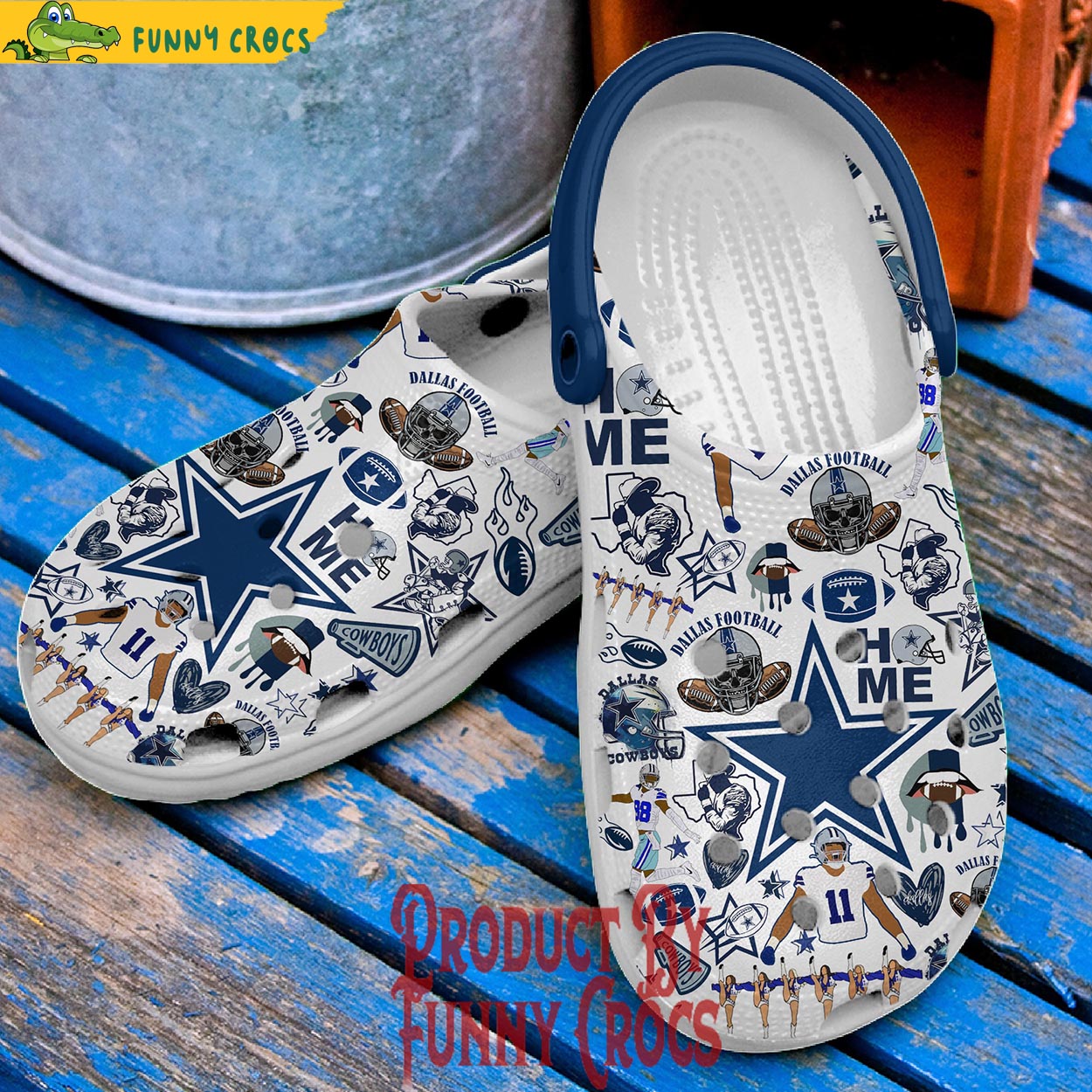 America Team Dallas Cowboys Crocs Shoes - Discover Comfort And Style ...