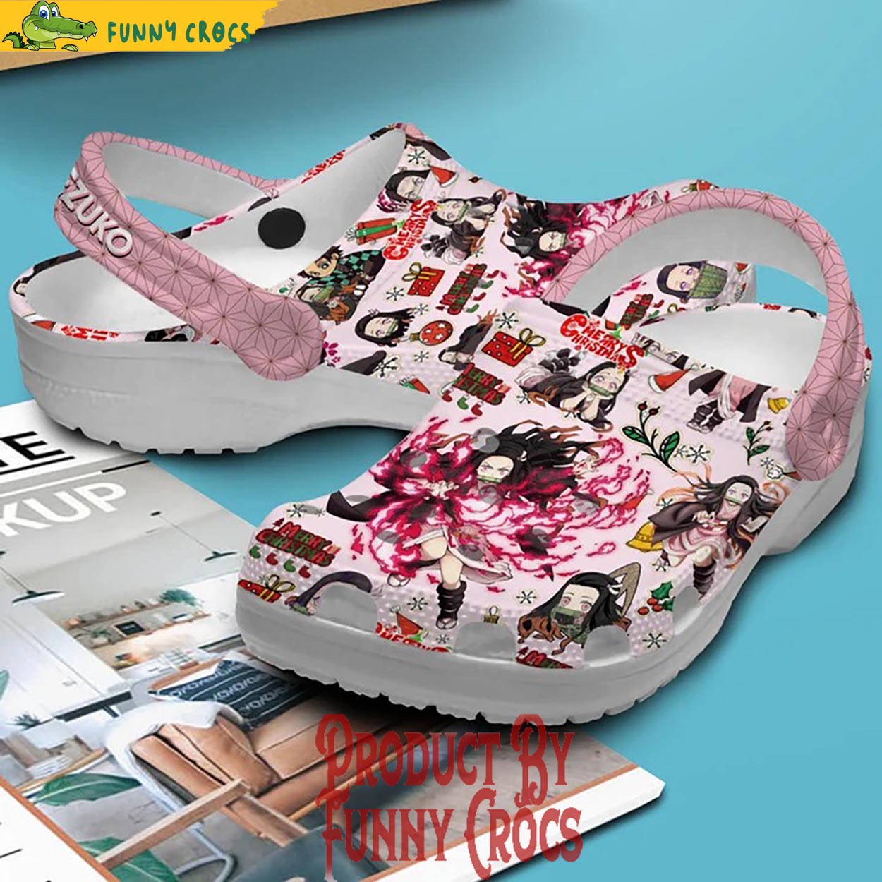 Anime Kamado Nezuko Christmas Crocs - Discover Comfort And Style Clog ...