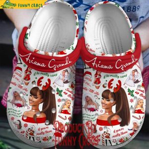 Ariana Grande Christmas Crocs Shoes 1