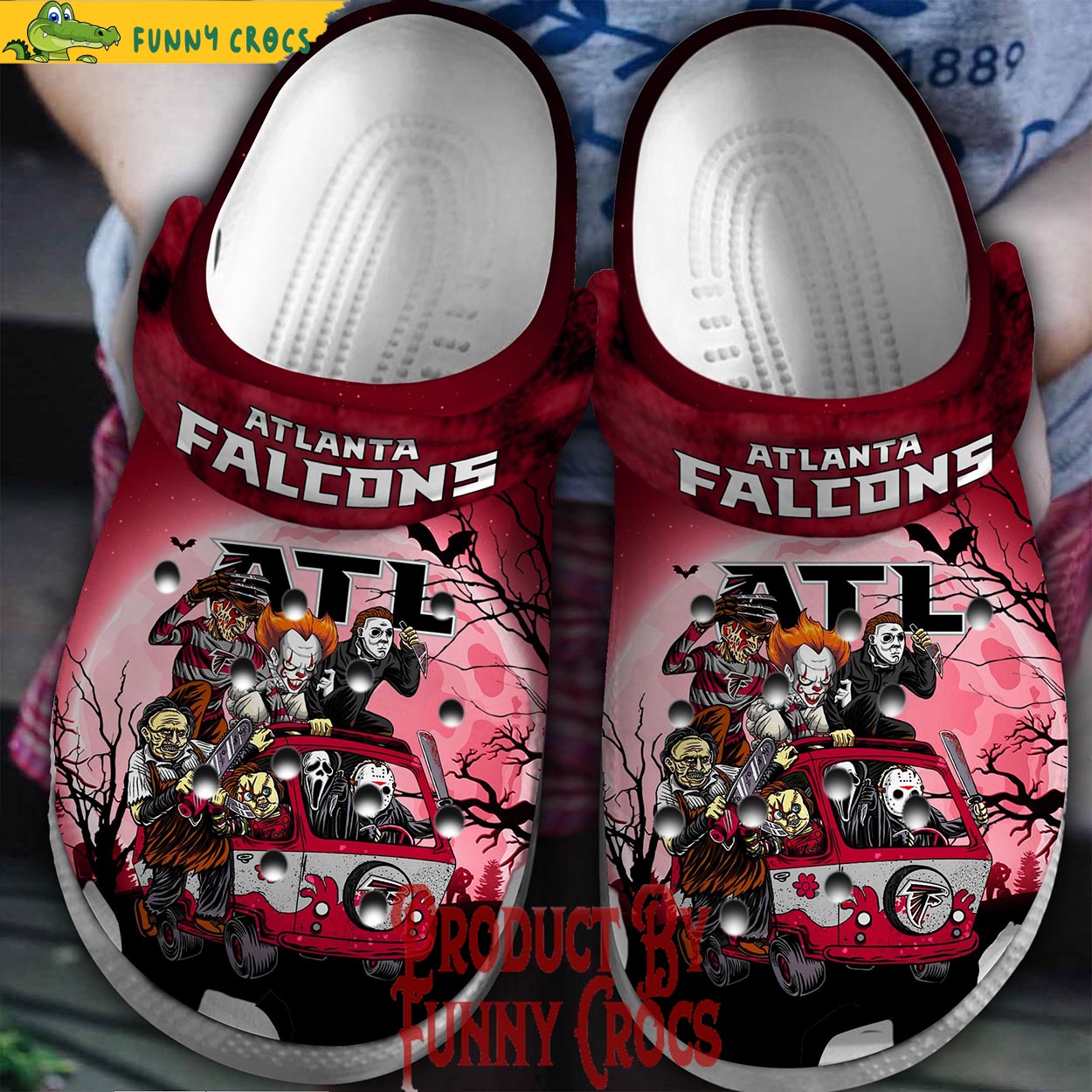 Atlanta Falcons Halloween Crocs